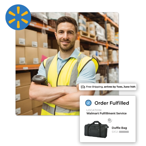 A person browsing the Walmart website on a laptop. The website displays various product categories like Appliances, Bath, Bedding, and Decor, along with featured products such as fall scents and home decor items.