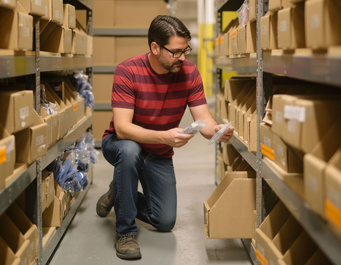 yellow custom packaging box on blue background