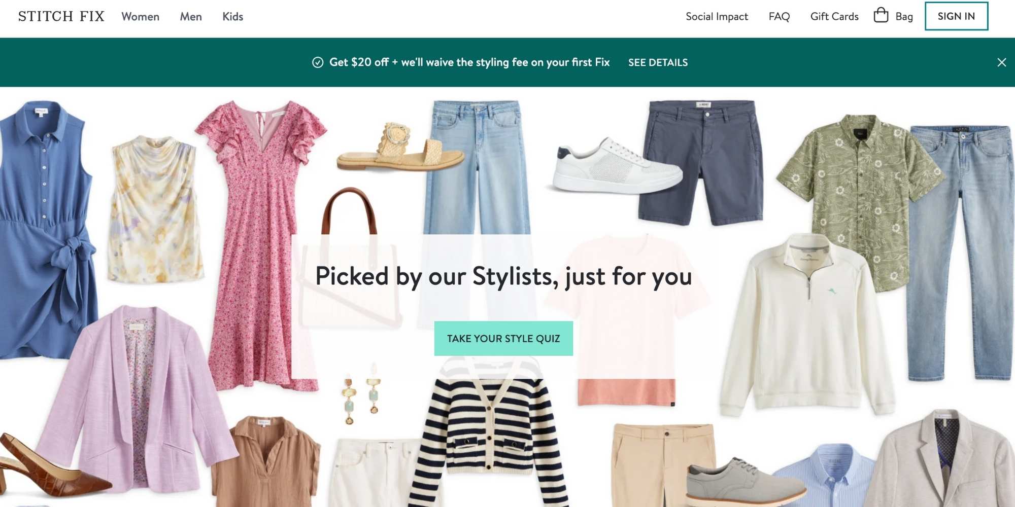 marketing card insert inside of box