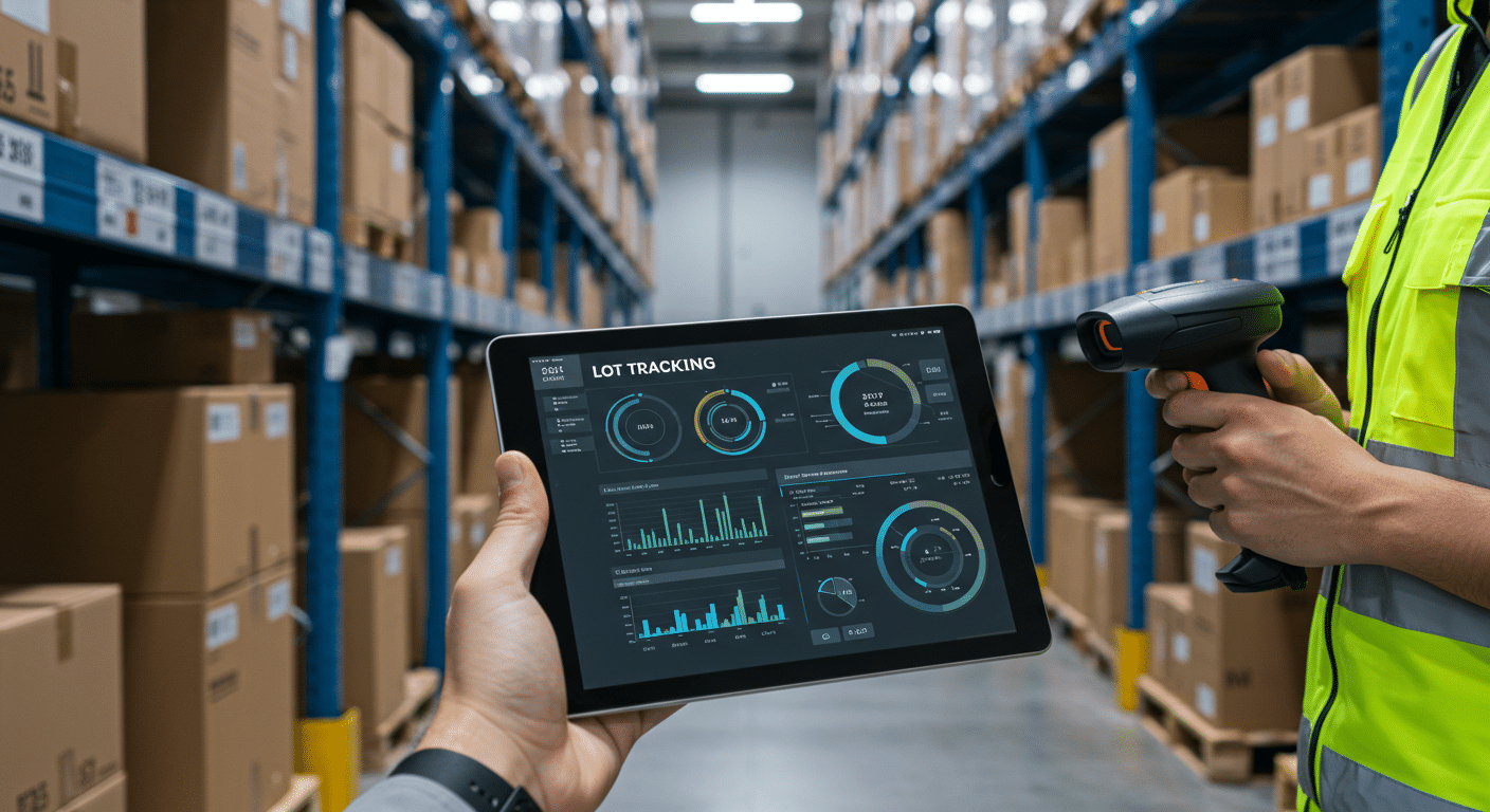 packages in a shipping van