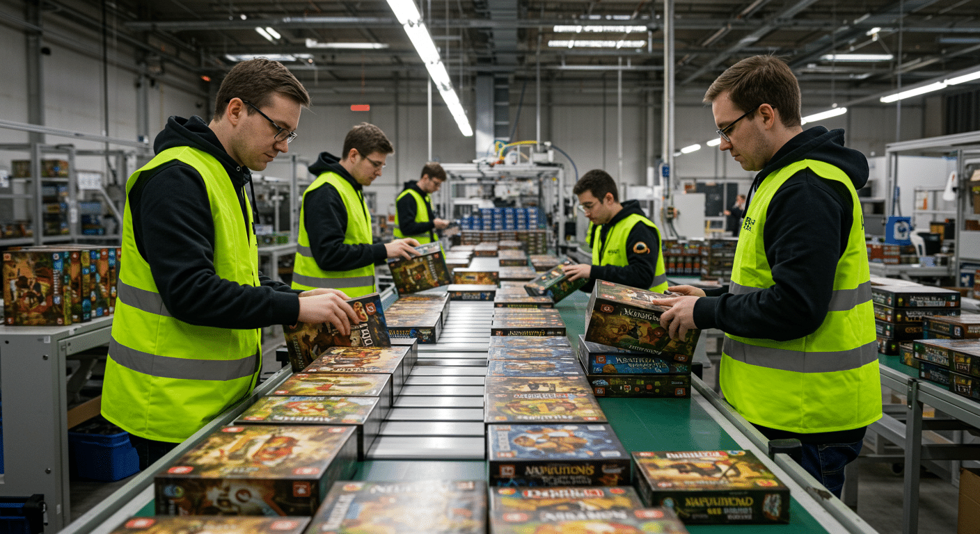 amazon returns box waiting to be sorted